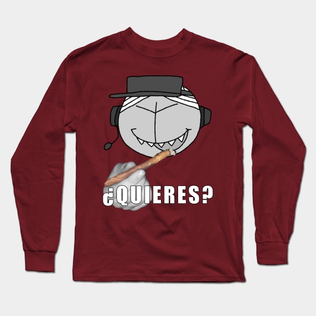 ¿quieres? Long Sleeve T-Shirt by basscyst